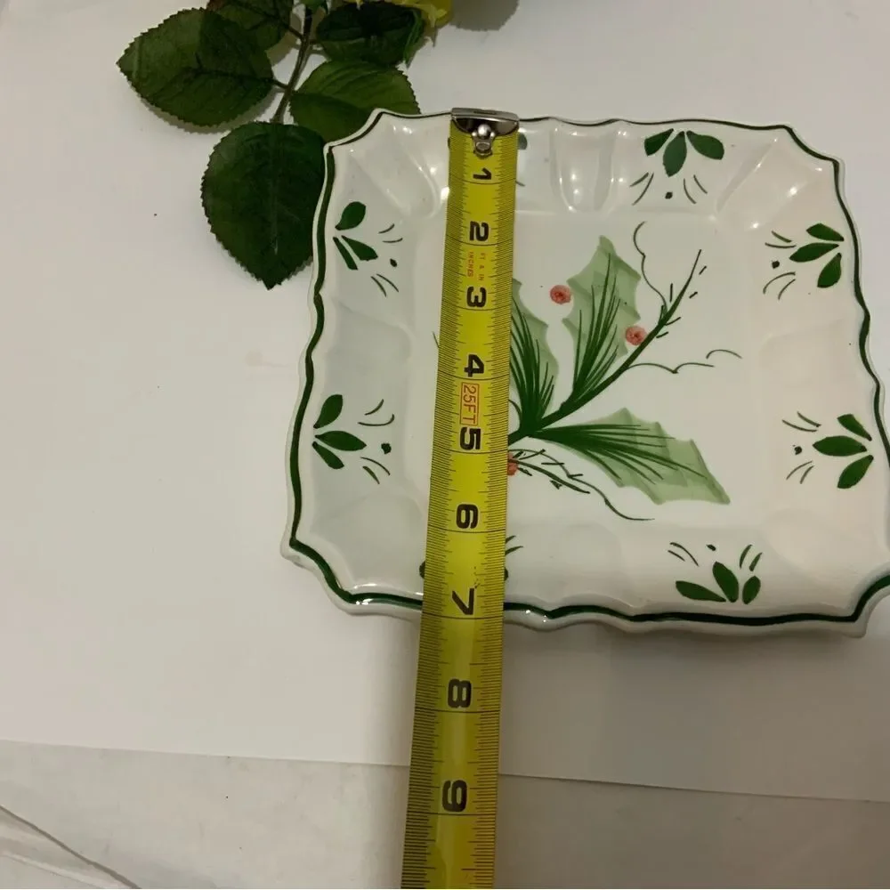 ZANOLLI Hand Painted Italy~ Square 7”x7